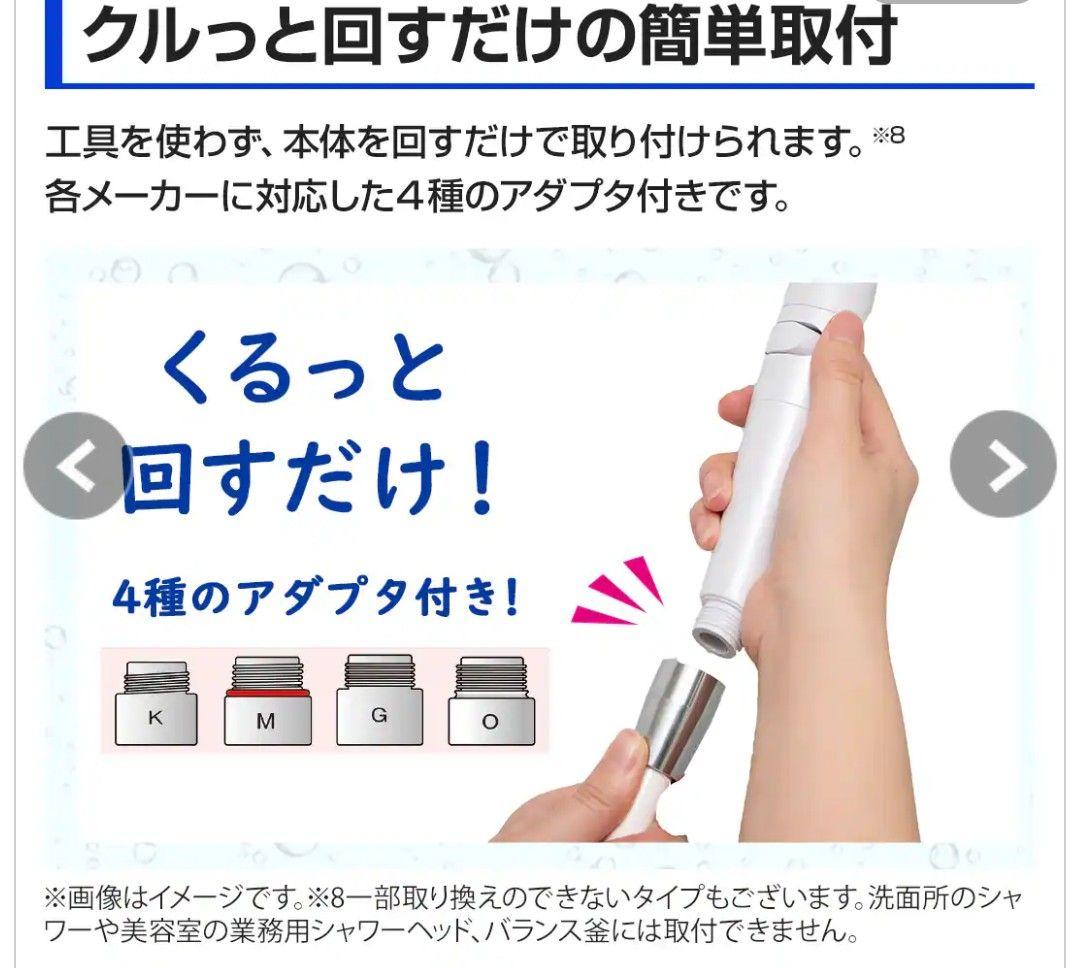 アラミック　シルキーナノバブルシャワープレミアム　シャンパンホワイト