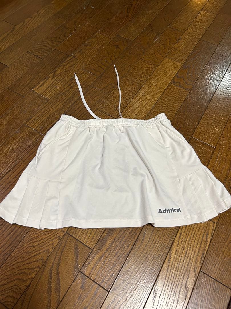 Admiral ホワイト プリーツスカート