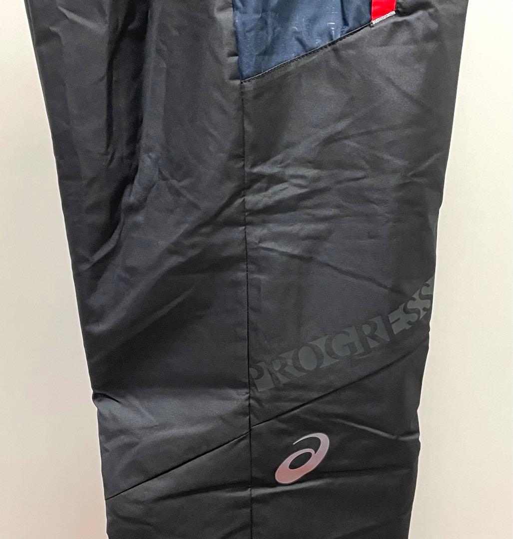 アシックス【S】XAW720-XAW820 ウォーマー上下組 ブラック 黒