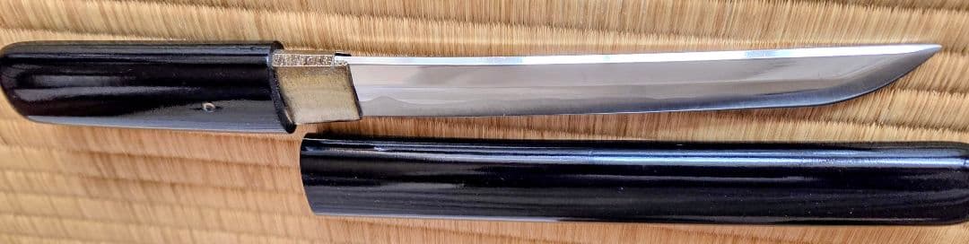 日本舞踊　小道具　黒塗り短刀