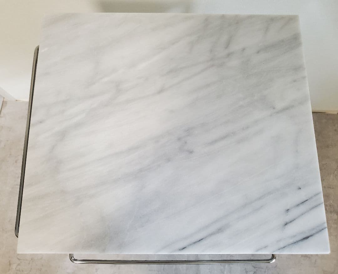 マーブルトップトローリー　大理石天板 スチール製キッチンワゴン　S