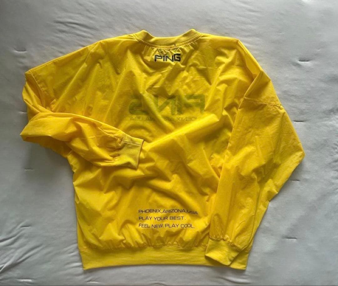 M 新品　PING ピン　ツインレイヤードアウター ブルゾン 裏起毛　レディース
