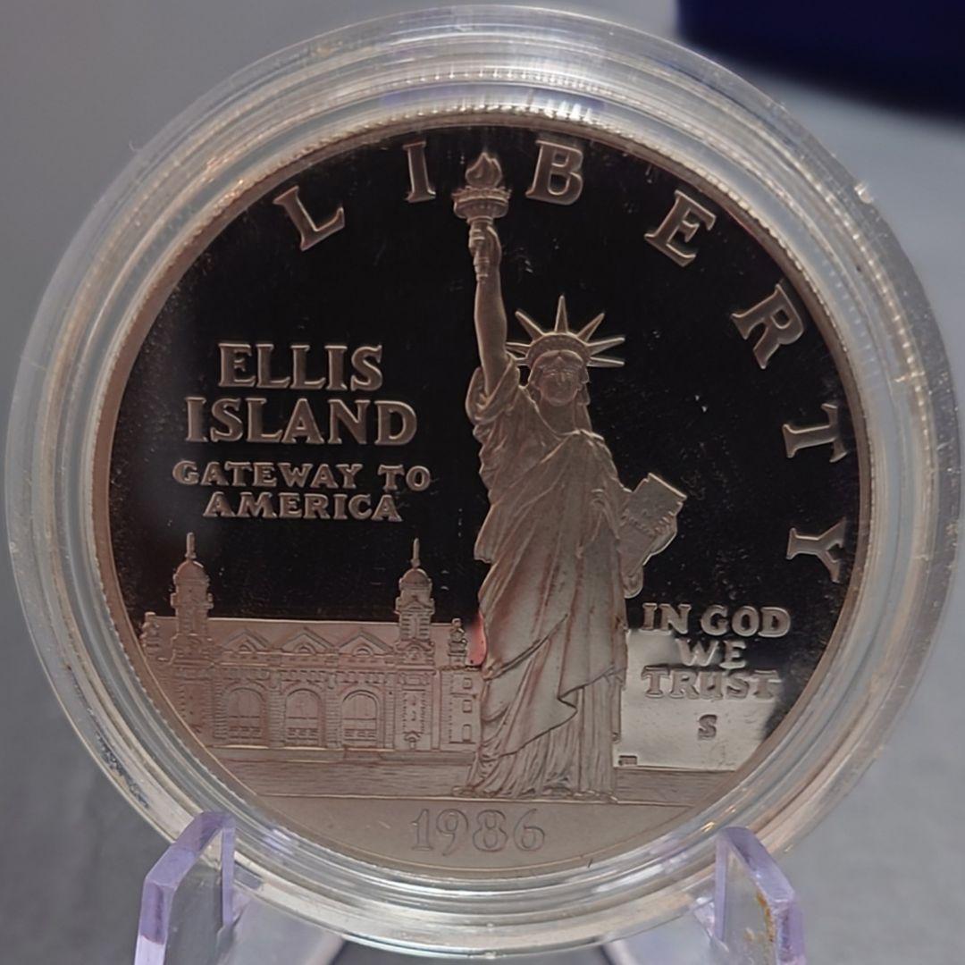 1986年 アメリカ銀貨 1ドル リバティ自由の女神記念銀貨 SV900 セット