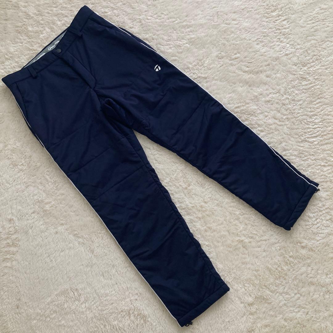 美品！TaylarMade テーラーメイド 中綿ロングパンツ　ネイビー　S