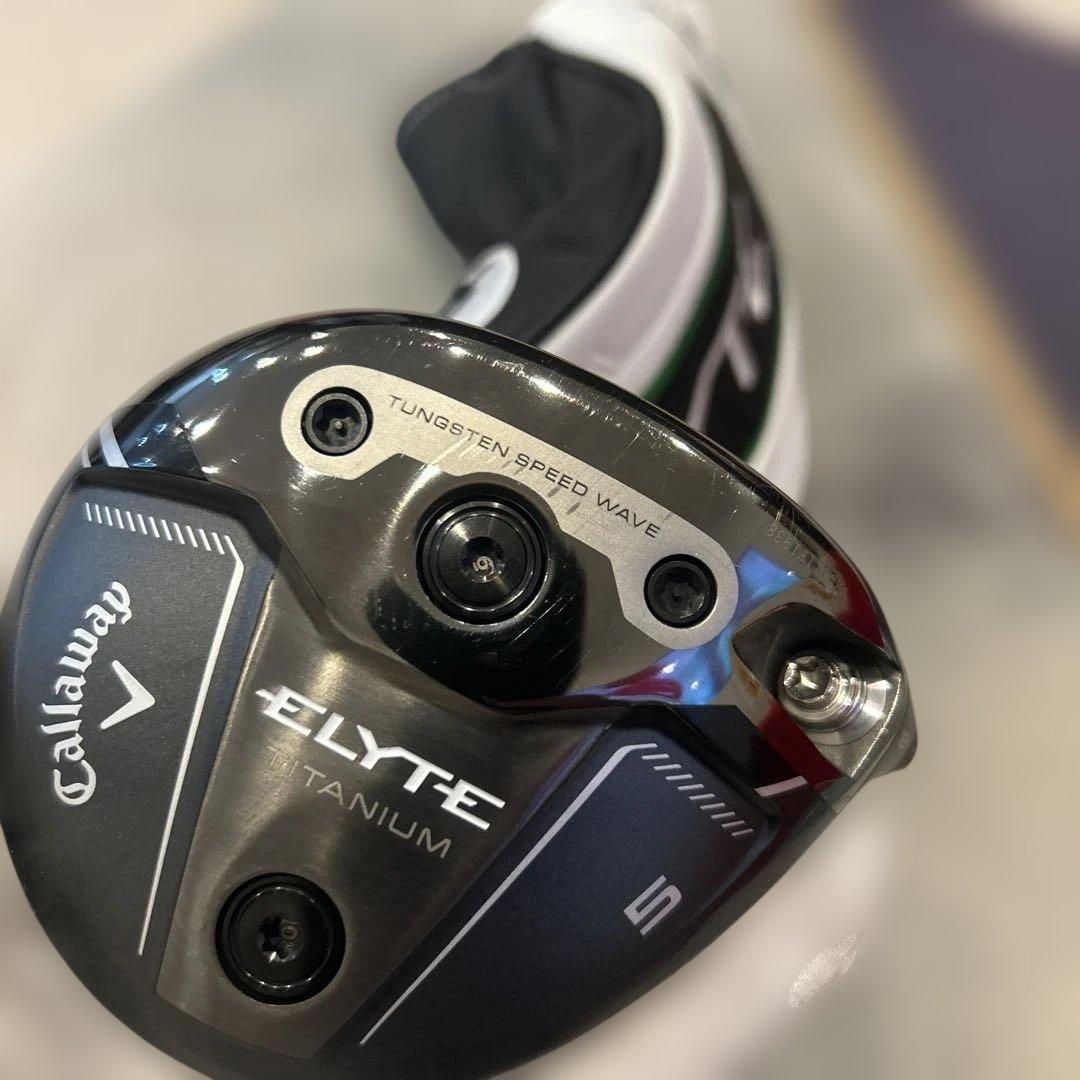 最高の飛距離！高性能！ELYTE TITANIUM 5w ヘッド、ヘッドカバー