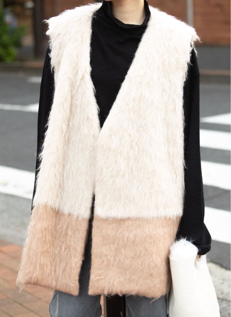 OUAT モヘア混　ベスト