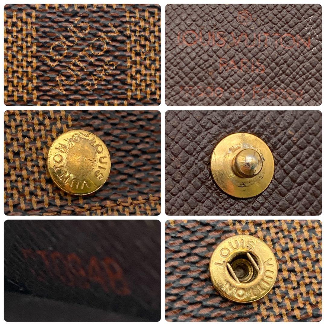 ルイヴィトン ダミエ ミュルティクレ6 キーケース 6連 ブラウン エベヌ