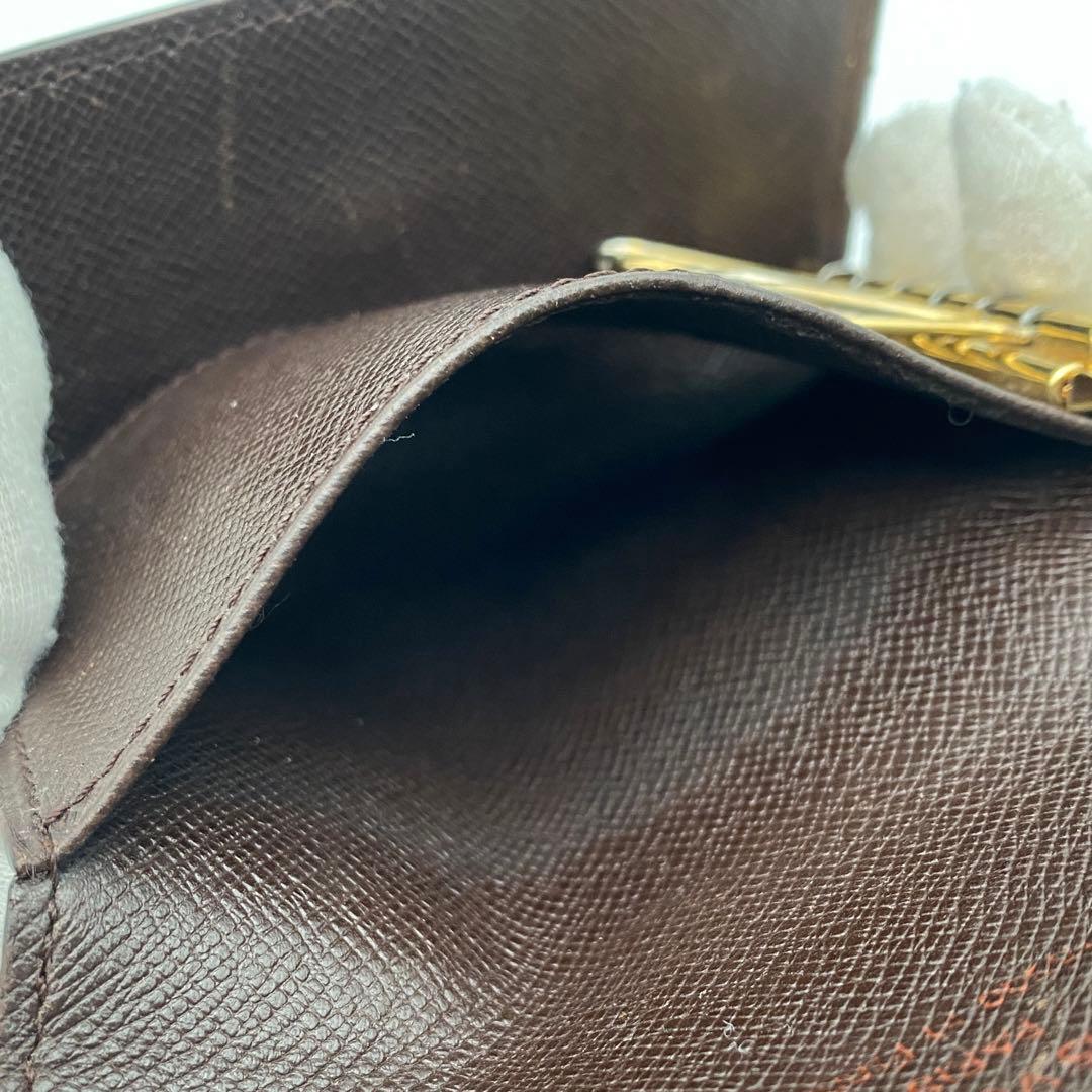 ルイヴィトン ダミエ ミュルティクレ6 キーケース 6連 ブラウン エベヌ