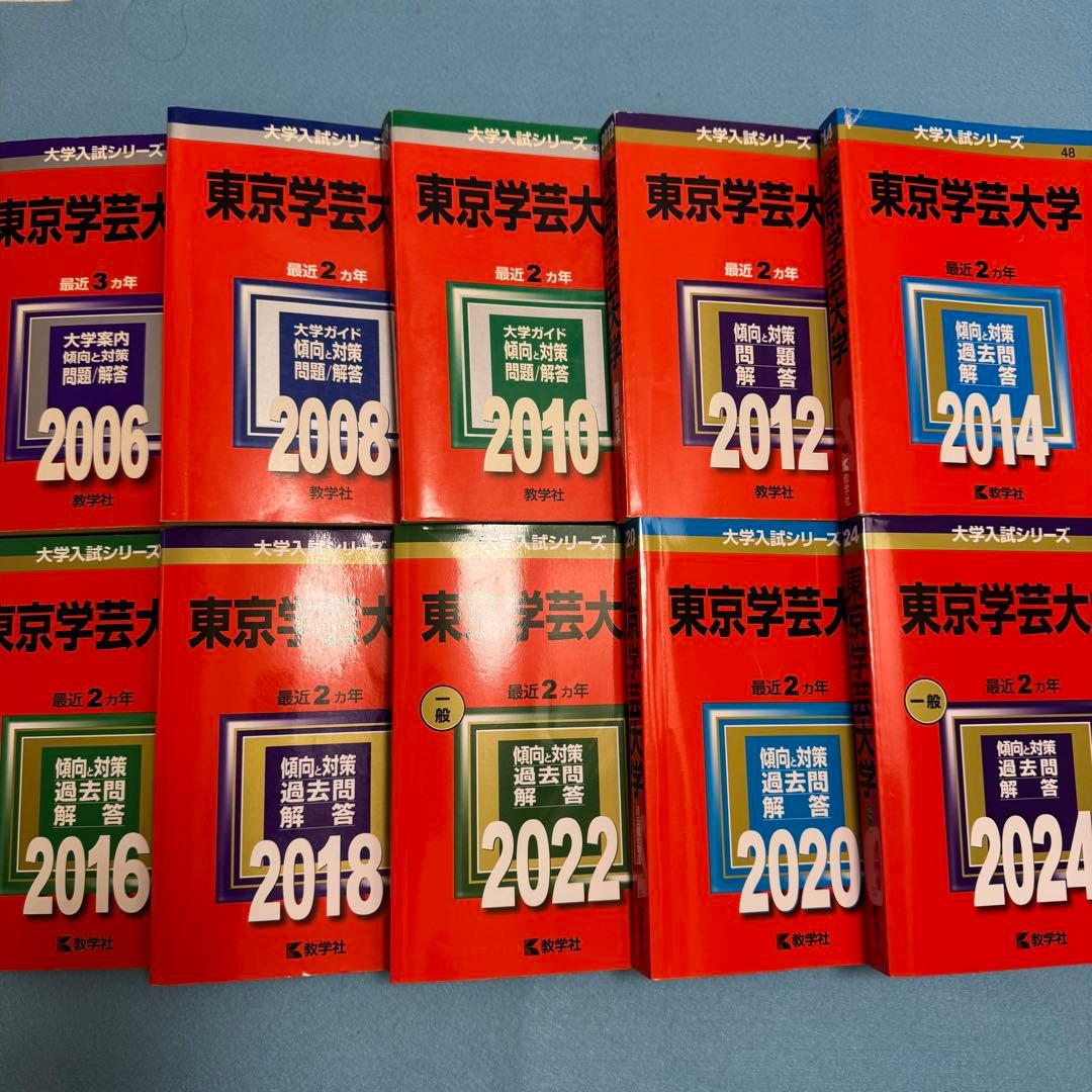 赤本　東京学芸大学　2003年～2023年　21年分　教学社