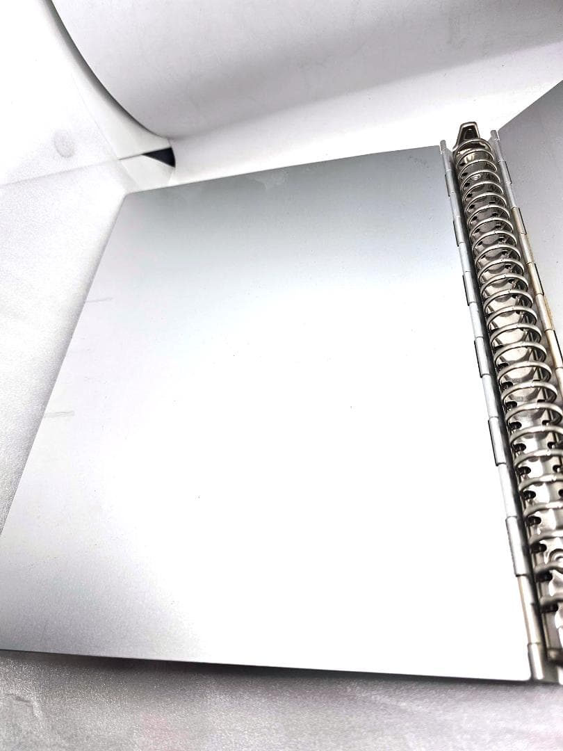 【激レア】アルミ バインダー ルーズリーフ 26穴 無印良品