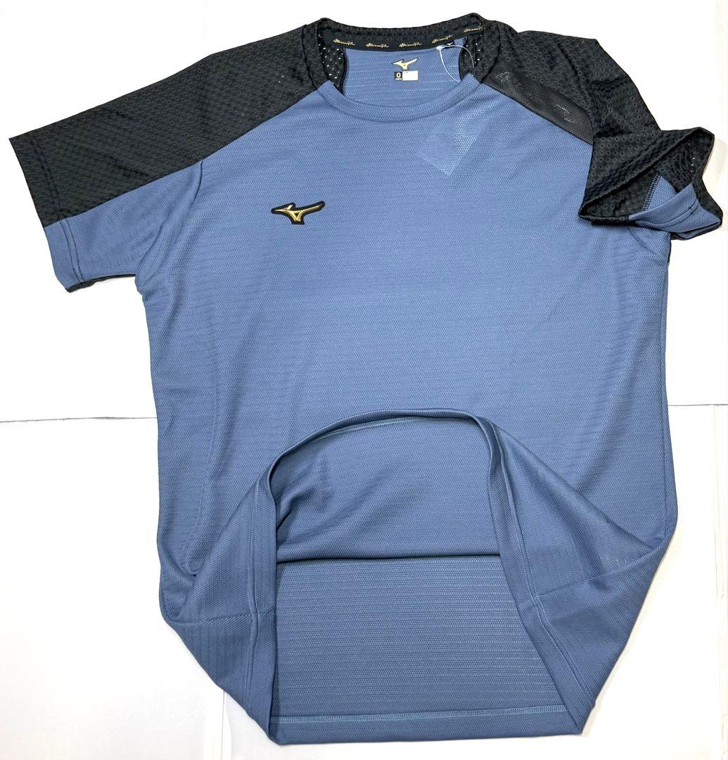 【ミズノプロ】 直営店限定 クーリングTシャツO インディゴ 12JACT82