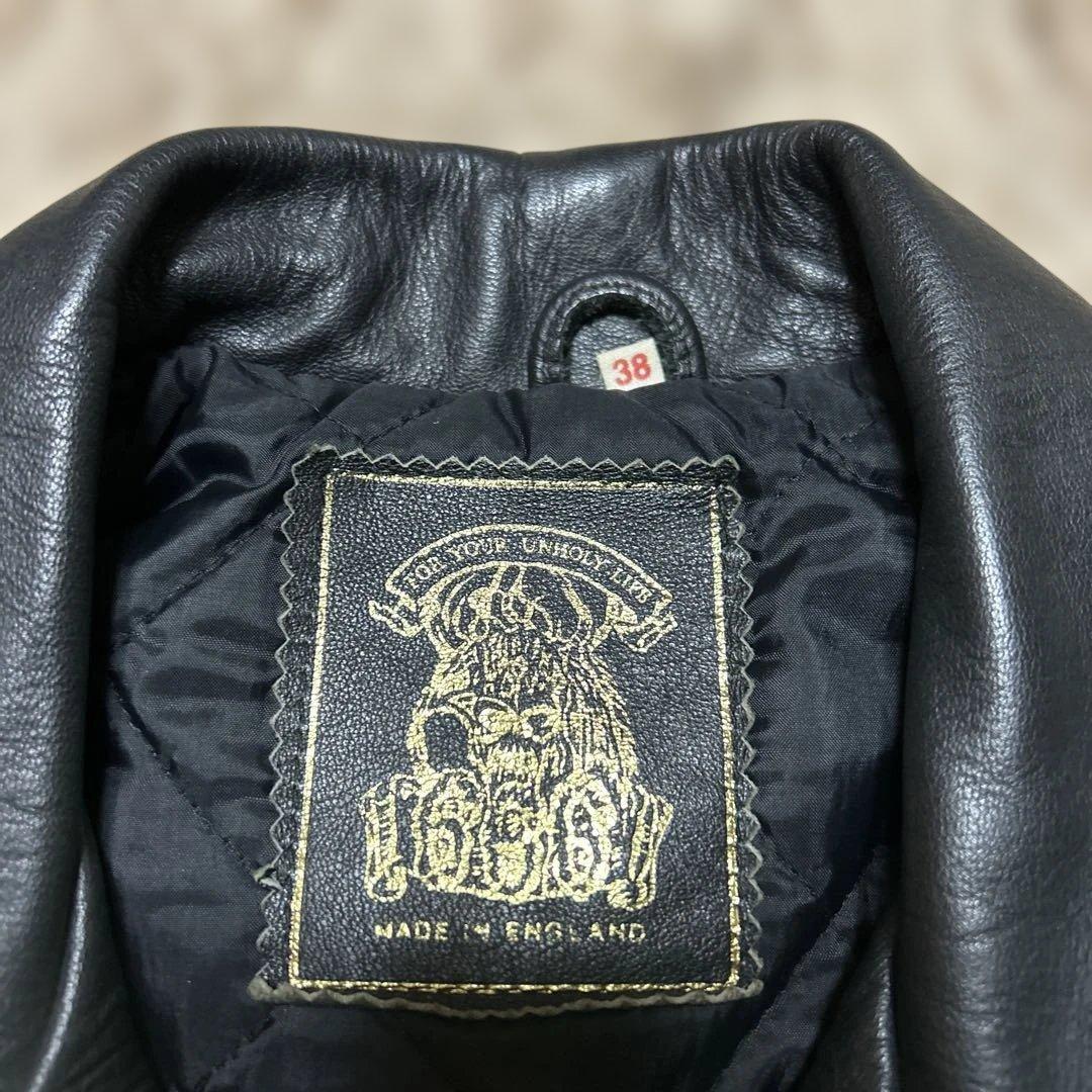 た*つ様 初期666レザーライダースシドモデル38ルイスレザーパンクDaniel