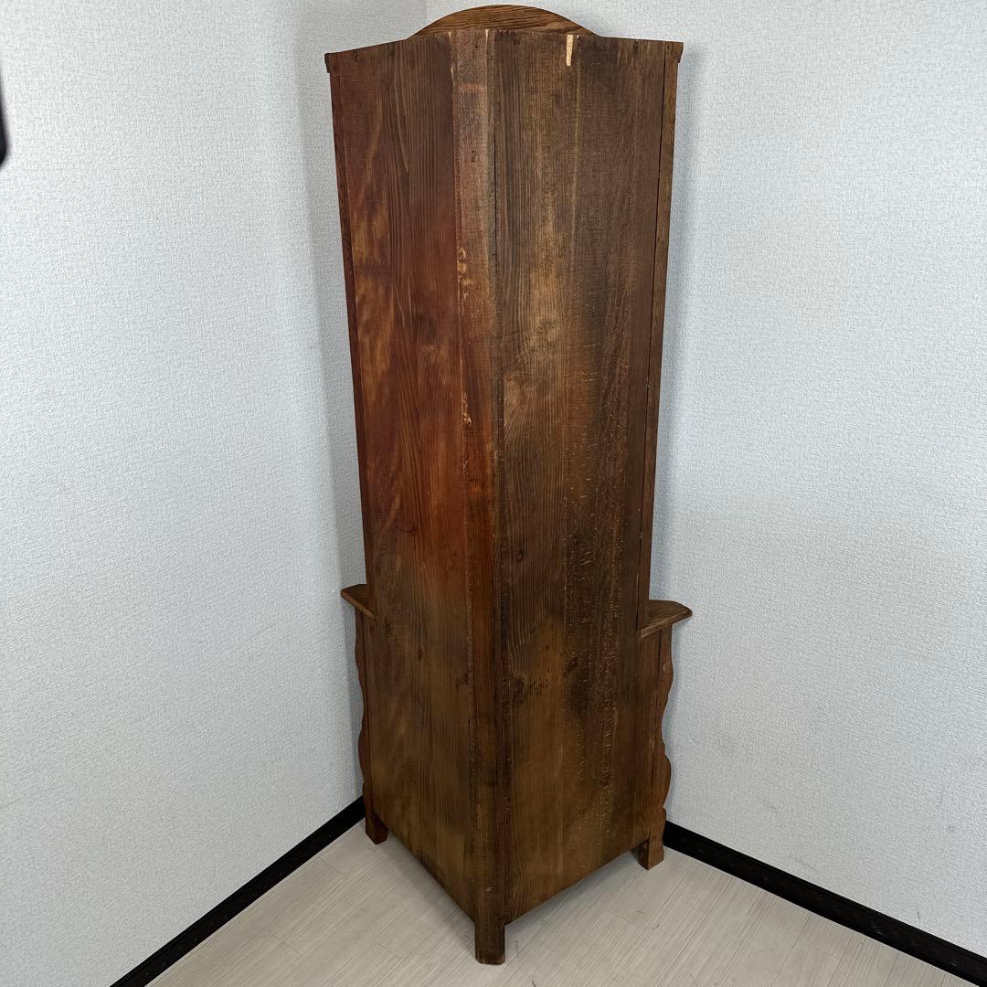 オランダ製 アンティーク コーナー キャビネット 本棚 食器棚 飾り棚 s2※