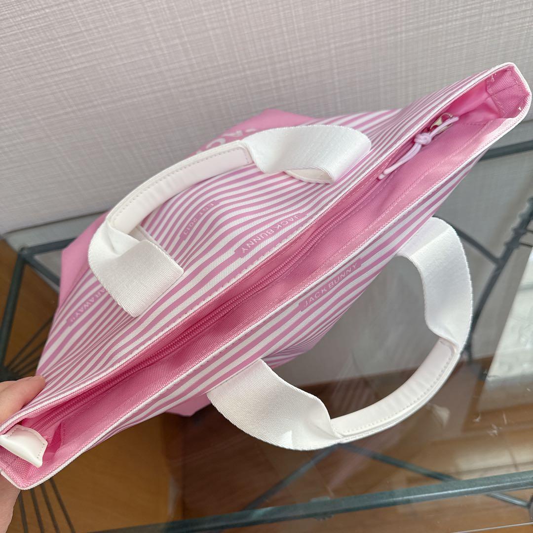 ジャックバニー カートバッグ ボーダー柄 ゴルフ トートバッグ 新品