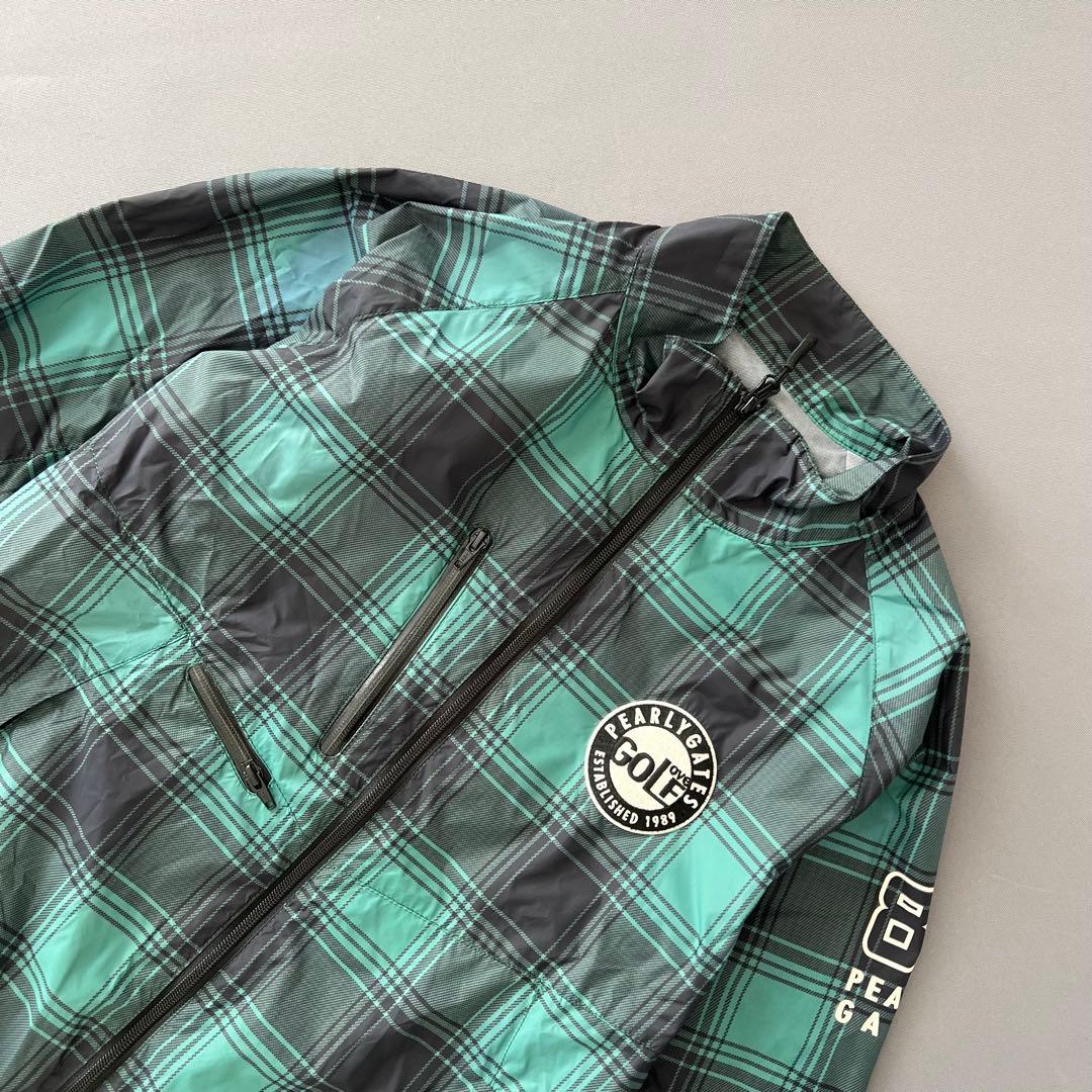 Pearly gates パーリーゲイツ　チェック柄　レインウェア　ジャケット