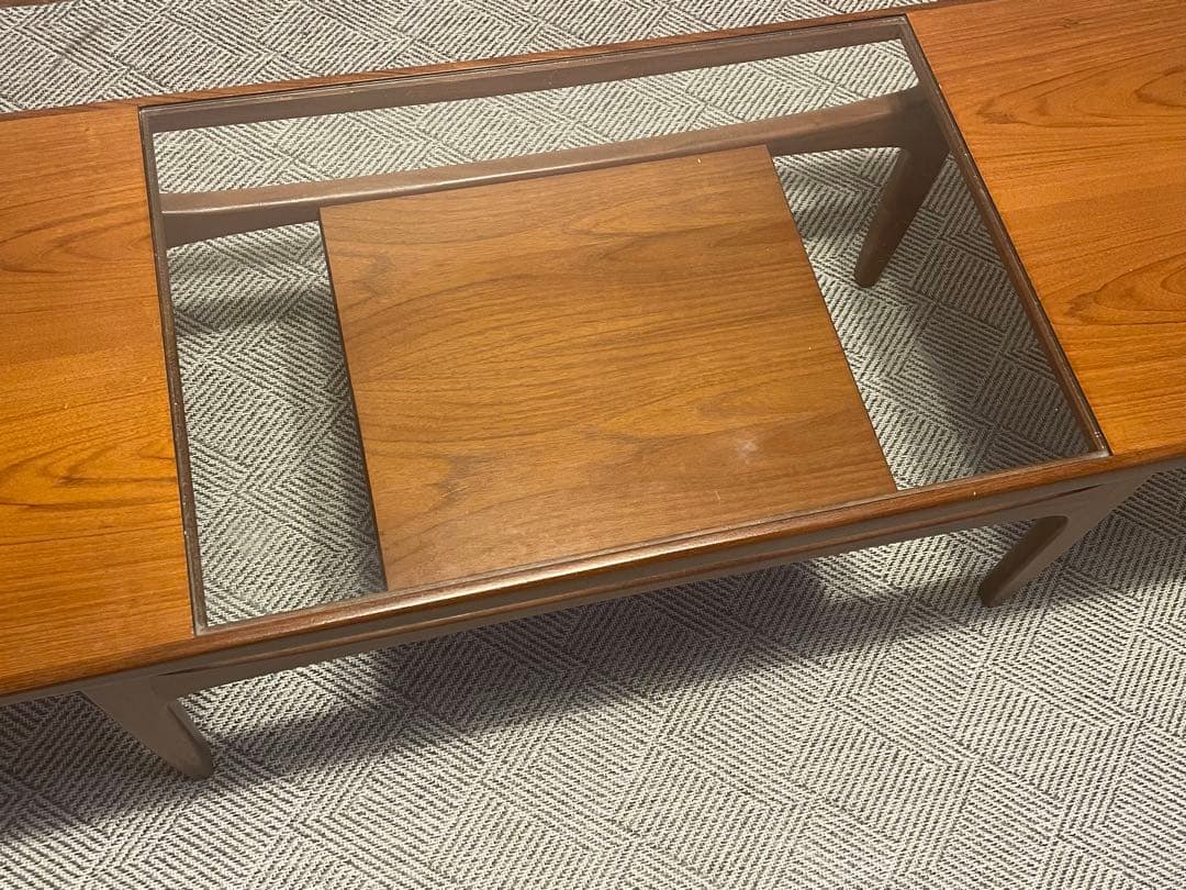 【3/31迄出品】G-PLAN ガラストップローテーブル