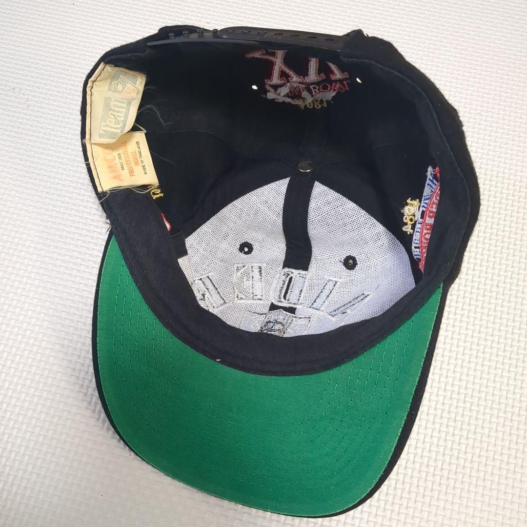 80s レイダース　チャンピオンキャップ　つば裏グリーン　annco otto
