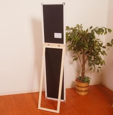 アウトレット【新品】アンティーク調 スタンドミラー 幅33cm スリム 全身鏡