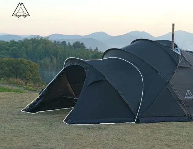 M-③【訳あり】G-tent-M 専用 拡張テント 2-3人用 黒