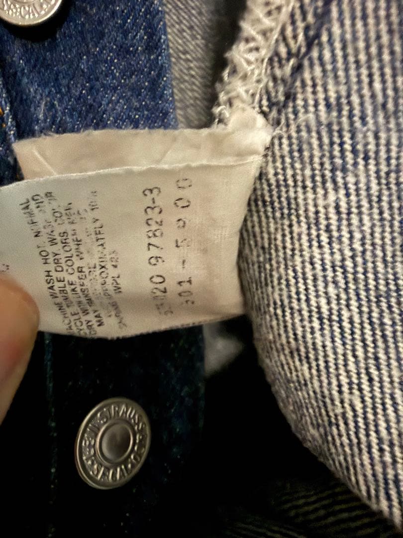 バレンシア製 Levi's501xx W34 555 濃紺