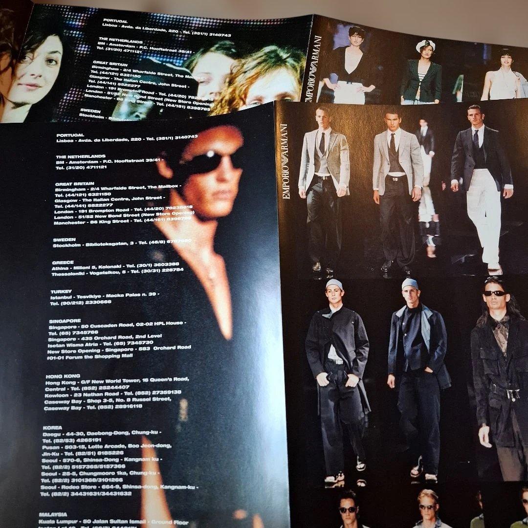 EMPORIO ARMANI 2002SS ルックブック 写真集 非売品