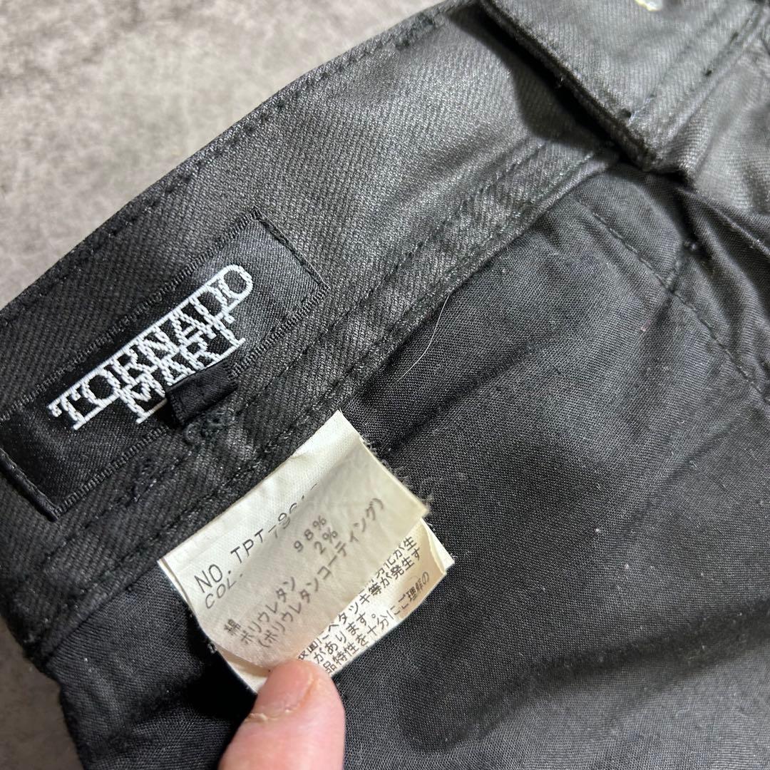 希少【トルネードマート】コーティング ギミックカーゴパンツ/Y2K/opium◎