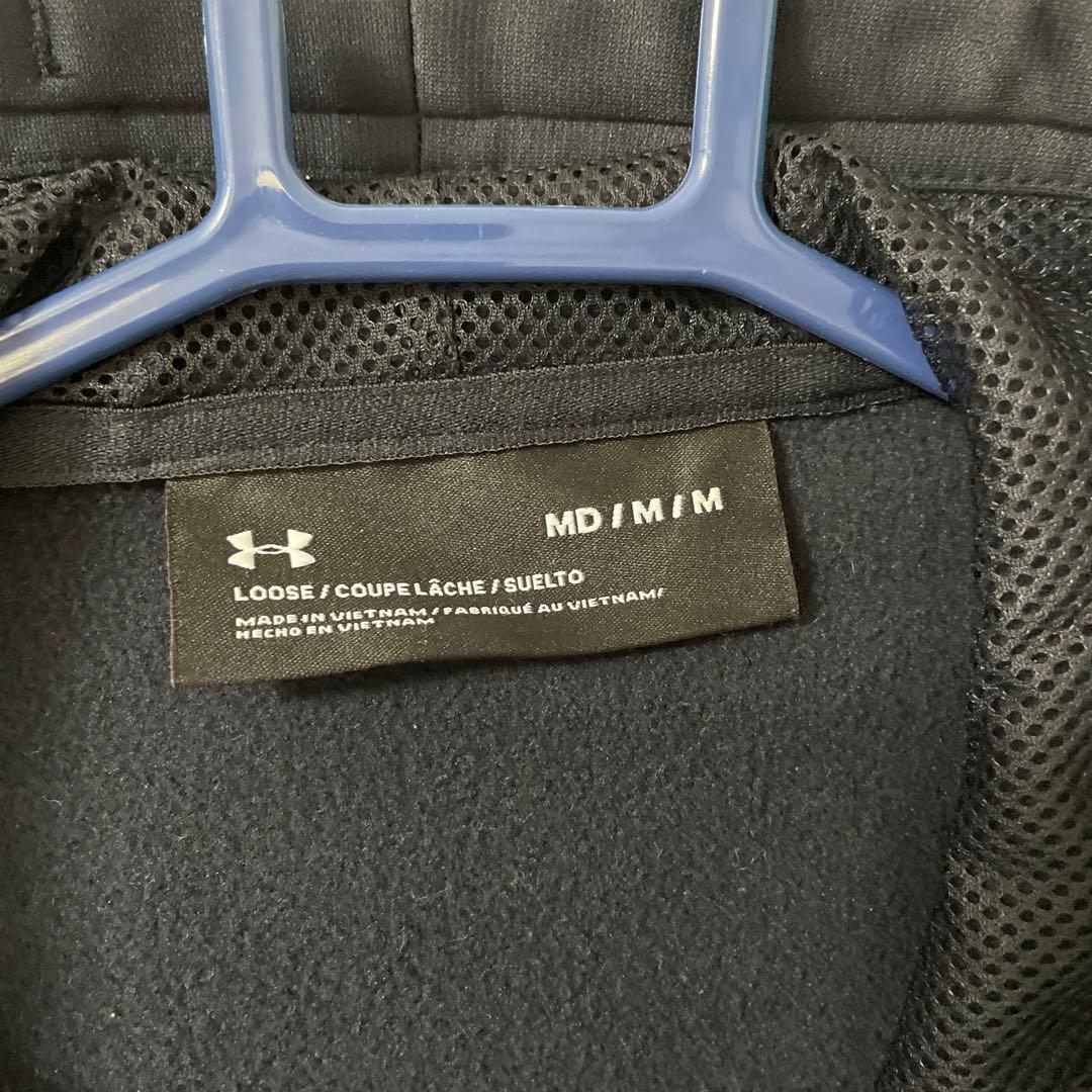 アンダーアーマー 黒 トレーニングジャケット 送料無料 1回使用のみ