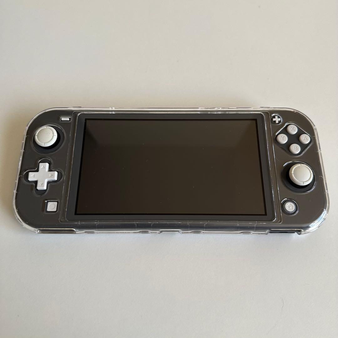 Nintendo Switch Lite グレー クリアケース付き