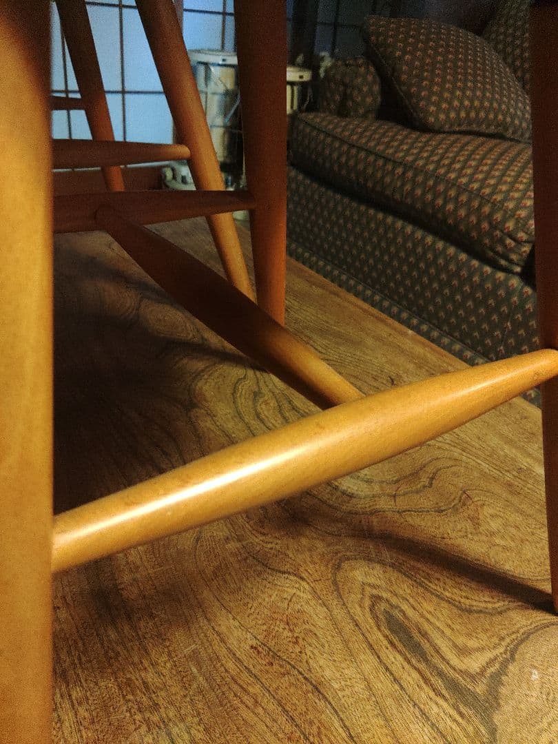 秋田木工　２脚　北欧　椅子　チェア　レトロ　アンティーク　ヴィンテージ