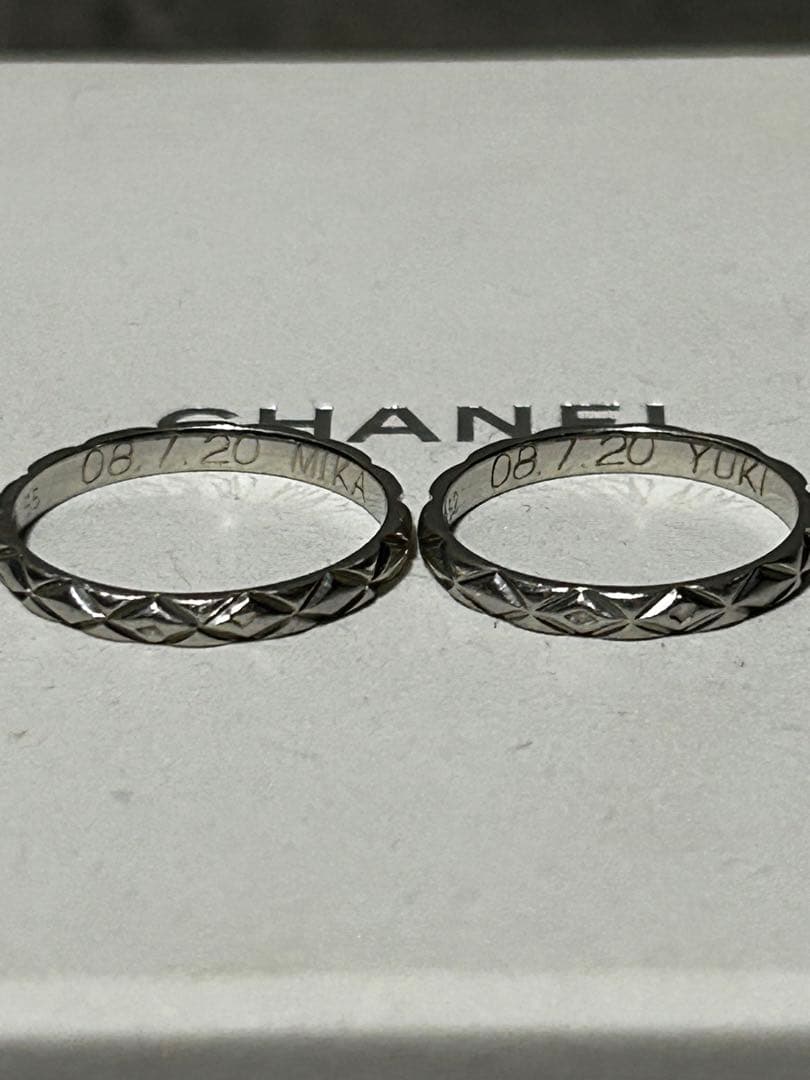 チェルシー　CHANEL 指輪　マトラッセラフィネマリッジリング