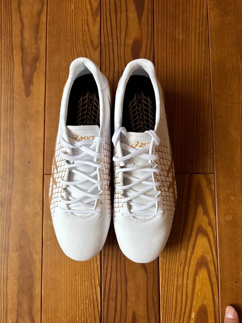 asics メナス4 フットボールシューズ ホワイト