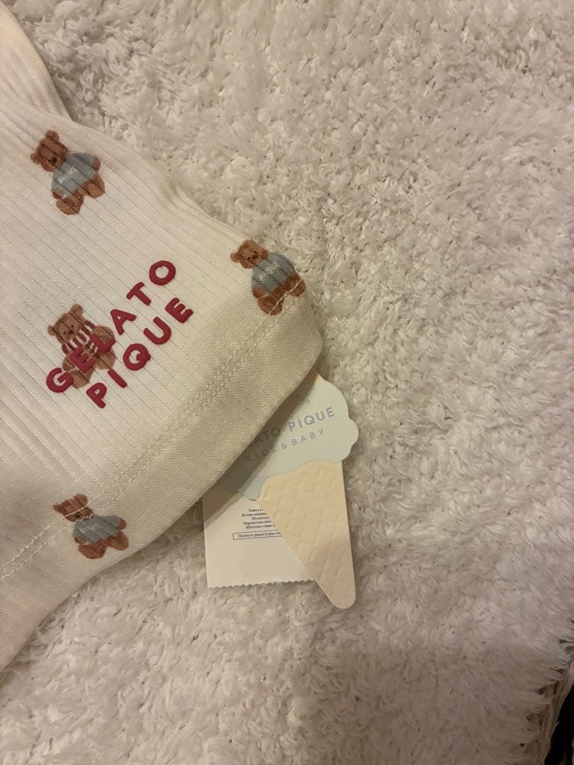 あゆ【自己紹介必読】様 タグ付き ジェラートピケ ベアー 70-80cm