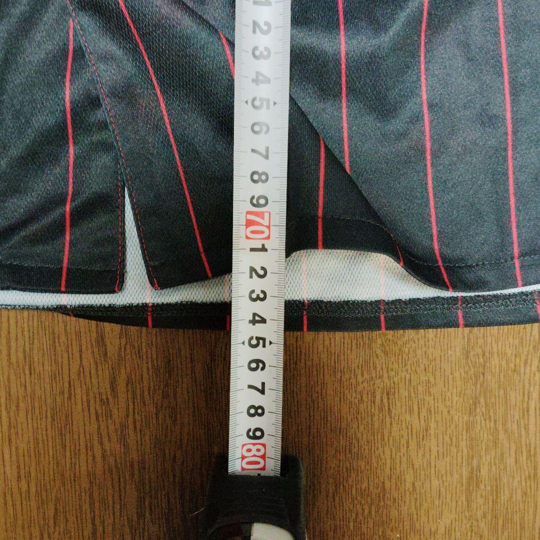 アルバルク東京 ベースボールシャツ　ストライプデザイン　LLサイズ