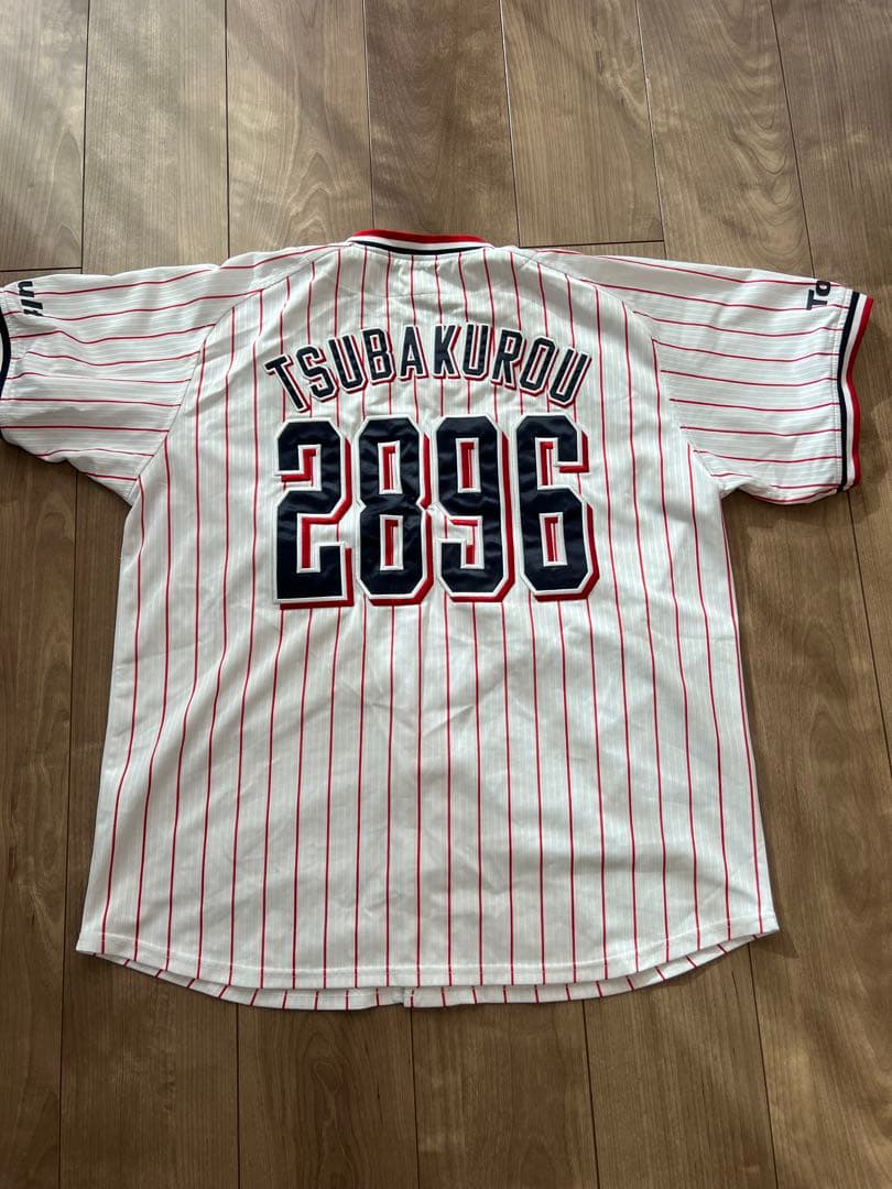 スワローズ ユニフォーム 刺繍ツバクロウ 2896 Lサイズ