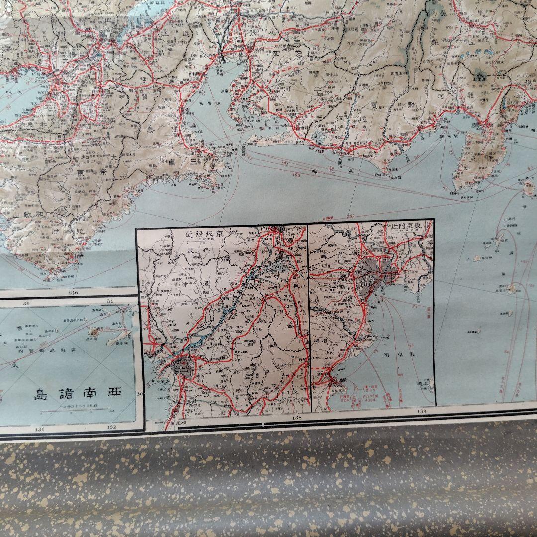 大日本交通明細地図 ( 掛軸 )