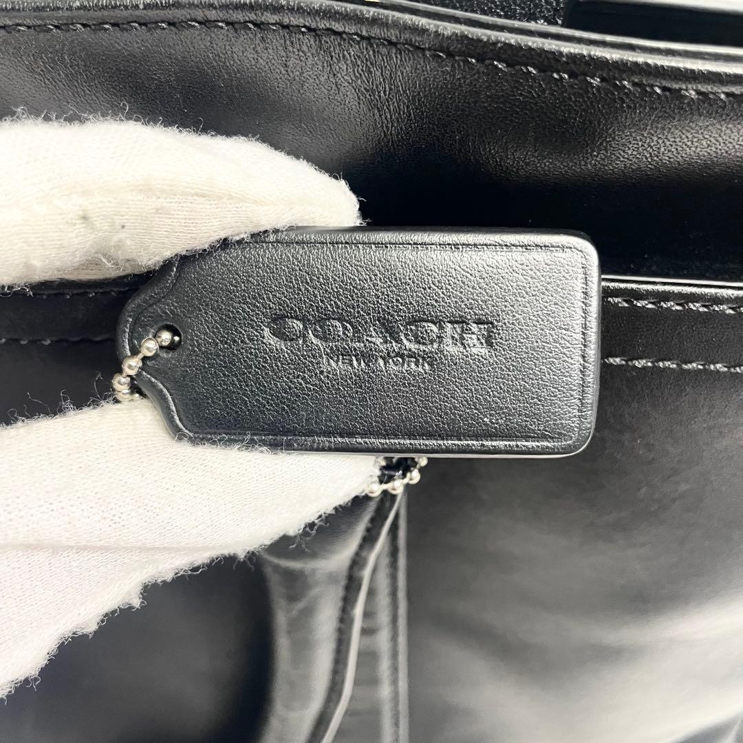 コーチ メトロポリタン トートバッグ 2way レザー A4可 大容量