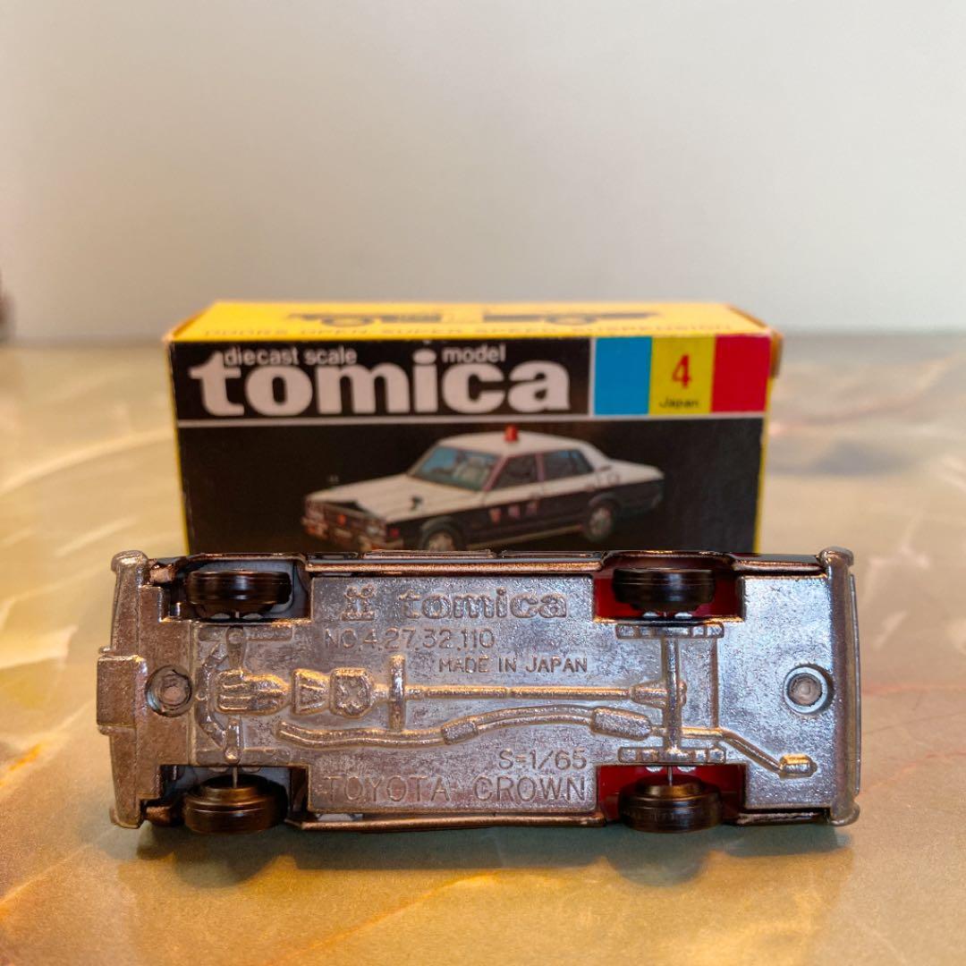 トミカNO.4トヨタクラウンパトロールカー(広島岡山愛媛)3台セット黒箱 日本製