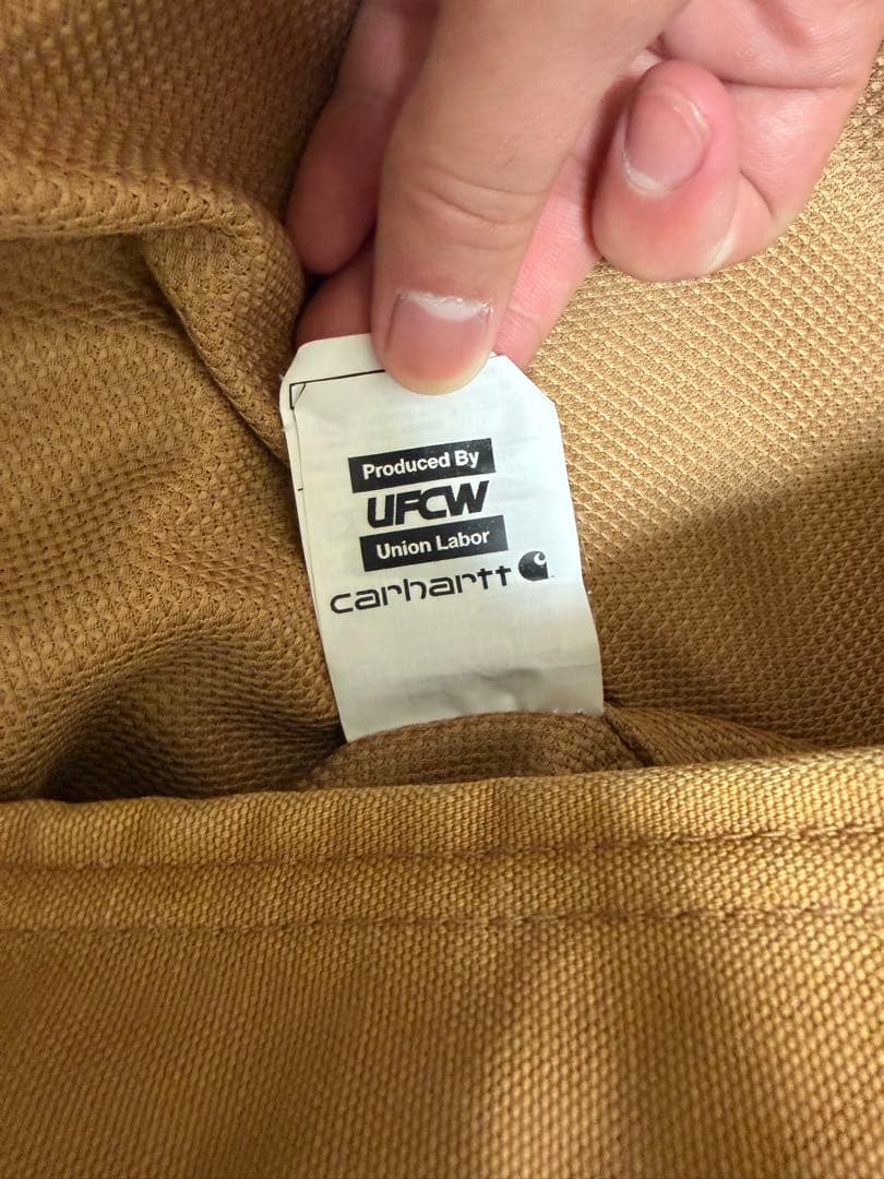 Carhartt フルジップフーディ S ブラウン