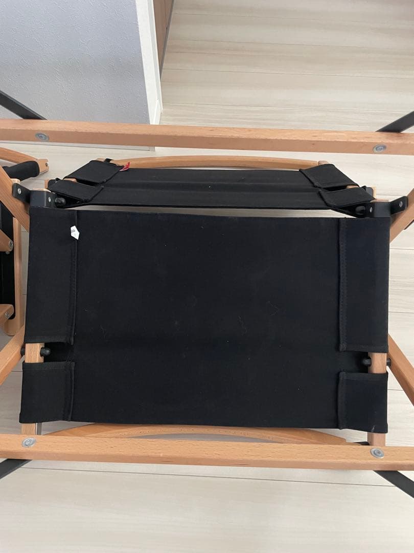 【2脚セット】FIELDOOR クラシックチェア ブラック ローチェア