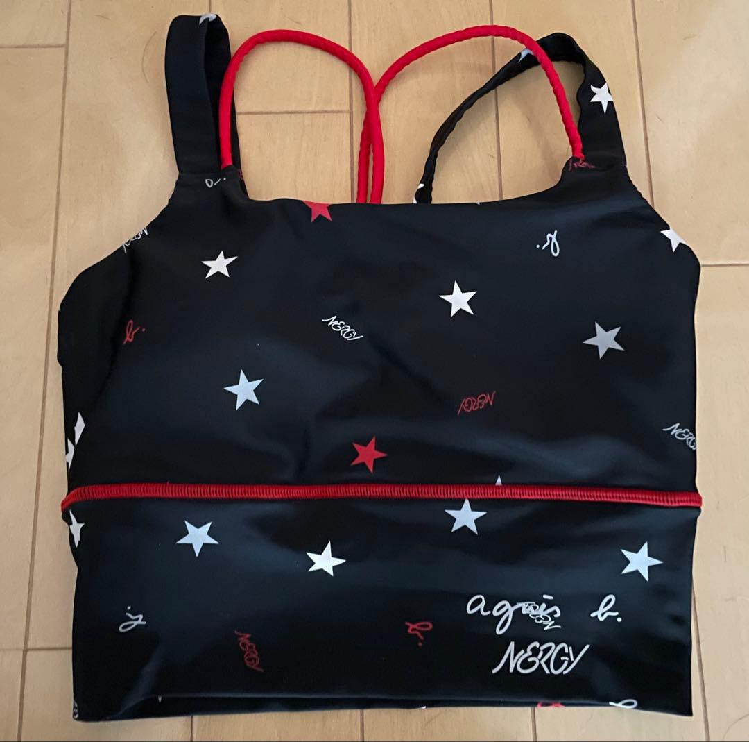 【agnes b.×NERGY】水陸両用＆UV 総柄プリントブラトップM