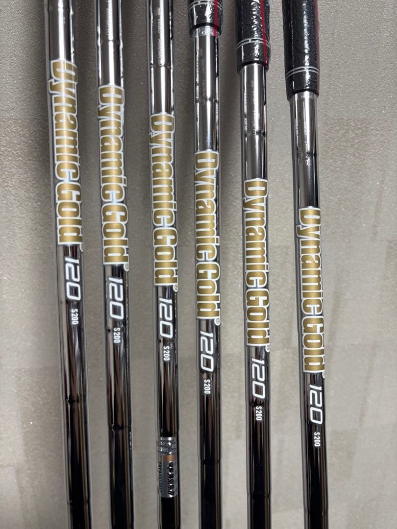 新品未使用！ミズノプロ243アイアンセット6本ダイナミックゴールドS200