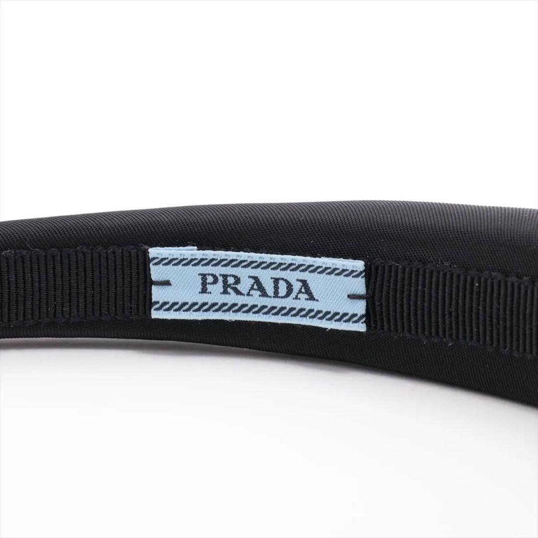 PRADA カチューシャ　1IH080 プラダ　ブラック　ファブリック