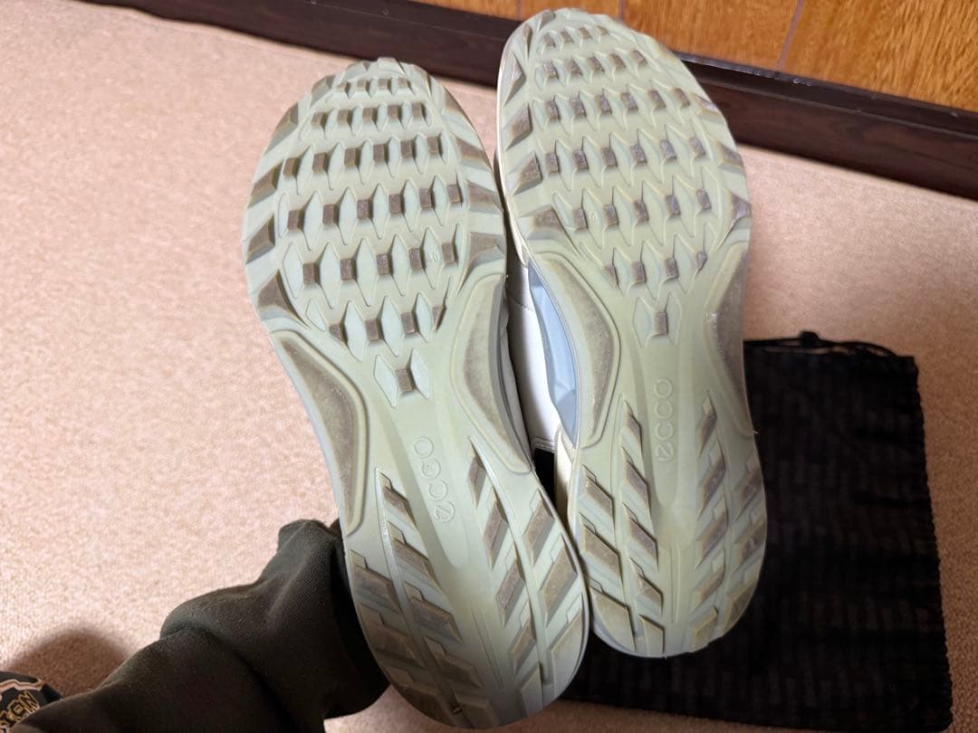 人気！ゴルフ用シューズ ecco BOAシステム搭載 ホワイトゴルフシューズ