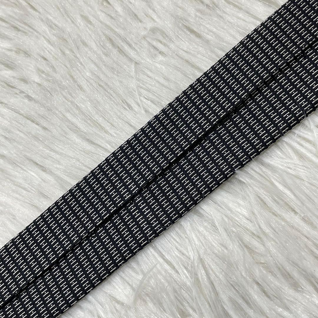 TG3139 HERMES エルメス パターン柄 シルク ネクタイ フランス製