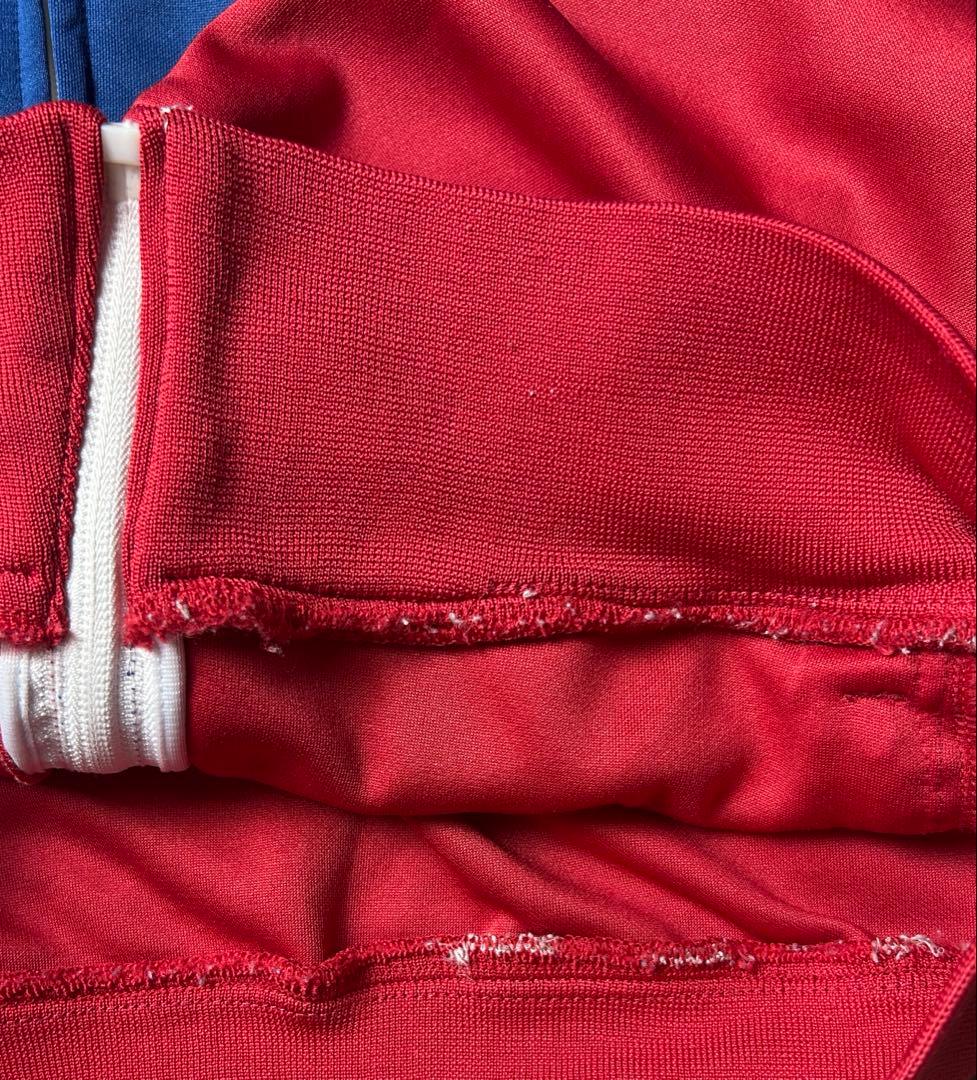 【希少】00s ナイキ バルセロナ ジャージ L BARCA 紺 赤 刺繍ロゴ