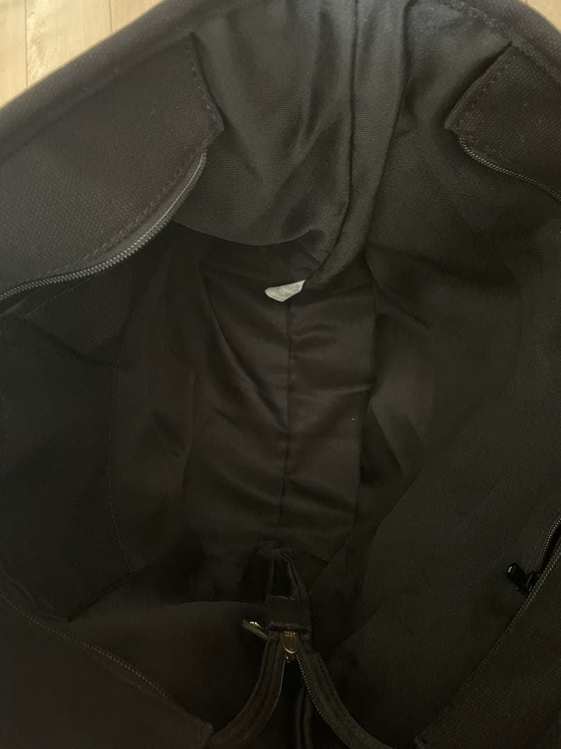 ジェイリンドバーグ　ゴルフ　キャンバストートバッグ 黒/白