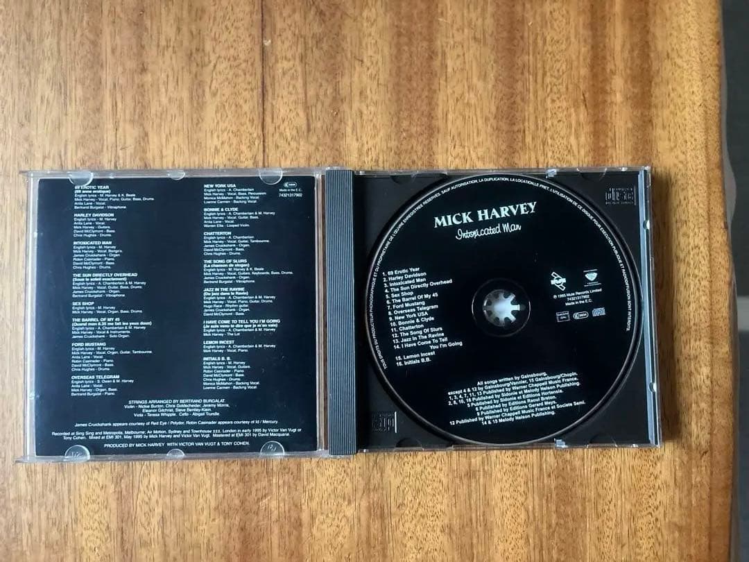 洋楽 Mick Harvey Intoxicated Man