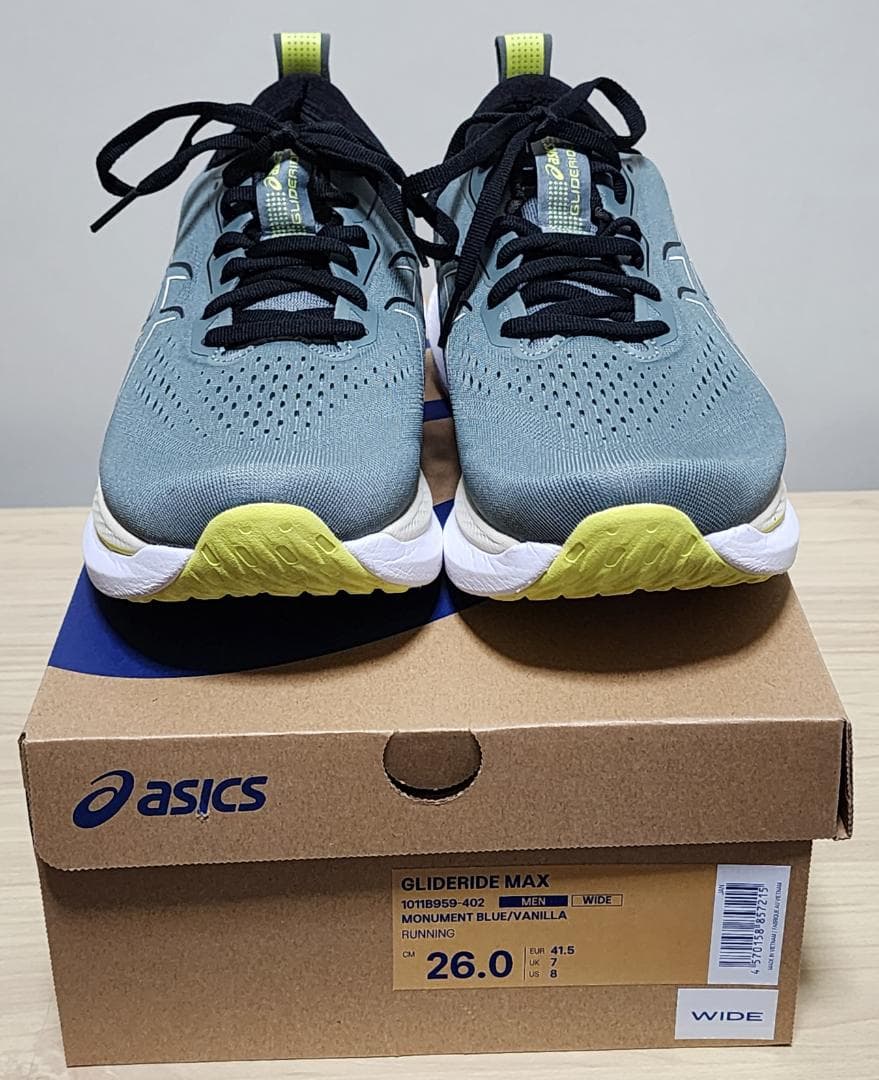 太*郎様 GLIDERIDE MAX MEN WIDE ブルー×ホワイト 26c