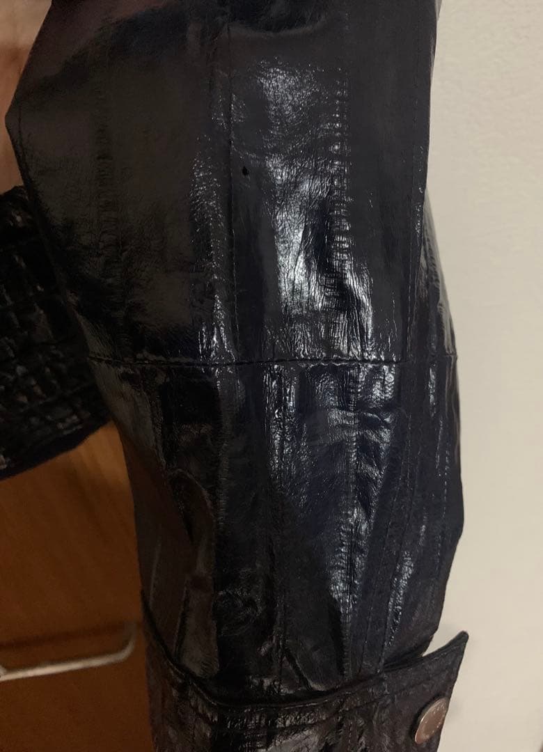 DOLCE＆GABBANA D&G イール レザー　size 46 NAVY