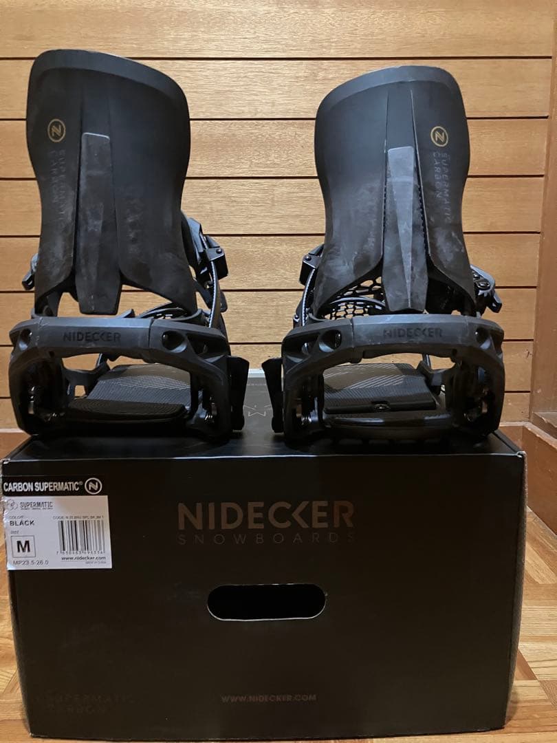 【最終値下げ】Nidecker Carbon Supermatic M ブラック